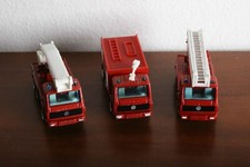 SIKU 3x Feuerwehr collectible