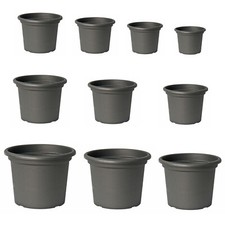 Blumentopf in Anthrazit 12