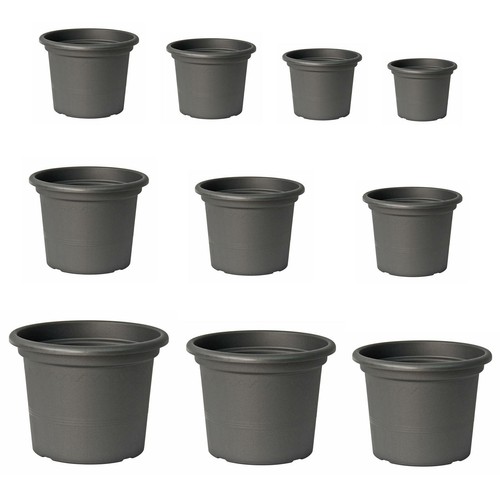 Blumentopf anthrazit 12 - blumentopf,