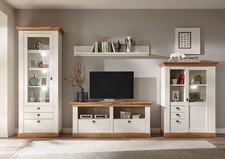 Landhaus Wohnwand 336cm pinie