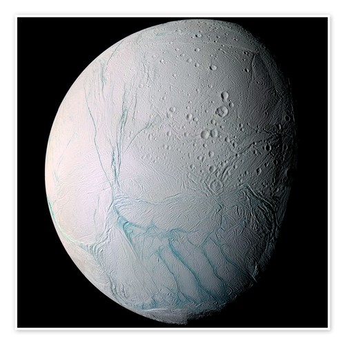Poster saturnmond enceladus - poster,