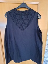 Spitzenshirt 58 60 Schwarz Up..neu