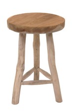 Teak Holz Hocker natur - 30 cm