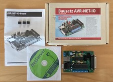 Pollin 810 058 Bausatz AVR-NET-IO-Board mit Anleitung und CD ungeprüft