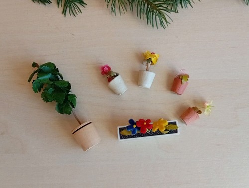 Blumen puppenstube ddr - blumen,