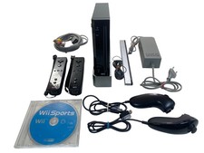 Nintendo Wii Konsole Schwarz +