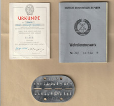 NVA Wehrdienstausweis   mit
