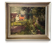 öl auf karton stadt - karton,