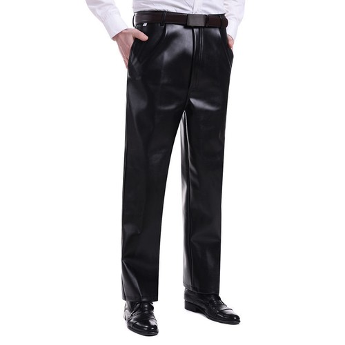 Herren kunstleder hose - herren,