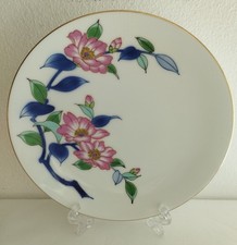 ORIG. JAPAN PORZELLAN TELLER "FLOWER OF THE MONTH PLATE NOVEMBER" SHOZAN HISABE
