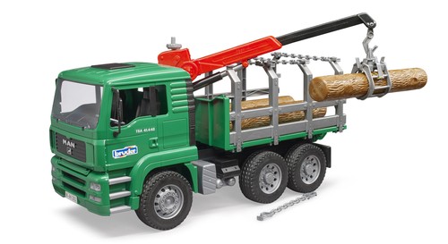 Man holztransort lkw mit - holztransort-lkw,