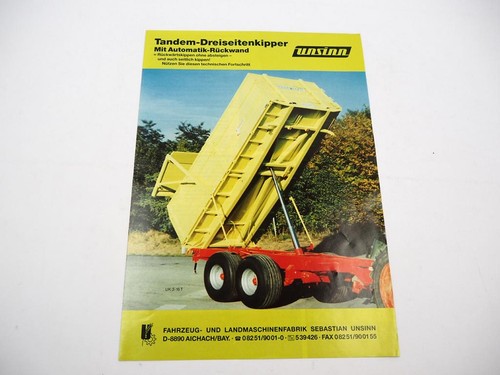 Original prospekt unsinn - unsinn, uk