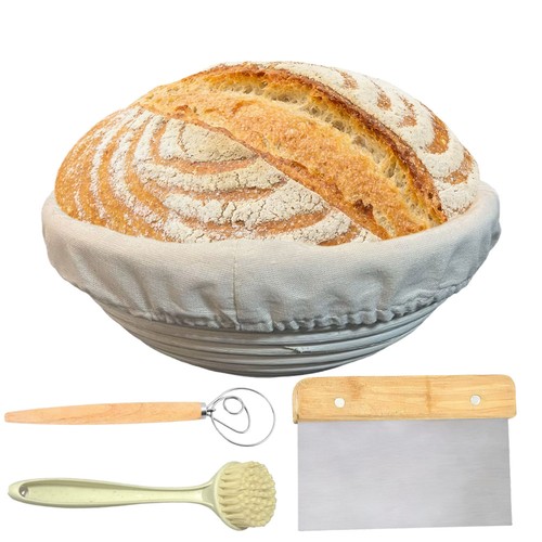 25cm gärkorb set rund - 25cm,