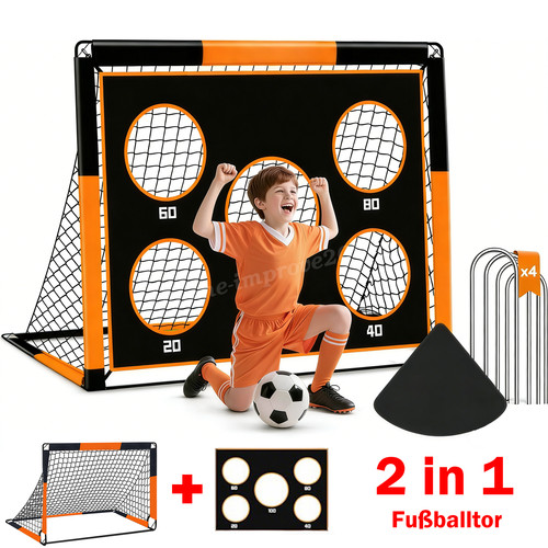 Pop fußballtore 2er set - pop-up,
