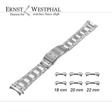 Stahlarmband poliert kompatibel für Rolex Modelle mit durchbohrten Bandanstößen