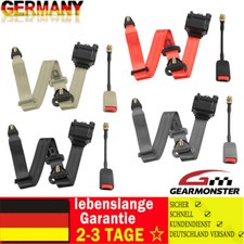 3 Punkt Automatikgurt Sicherheitsgurt Universal Gurtpeitsche 373cm  E Prüfung