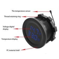 Runde Motorrad Auto Temperatur