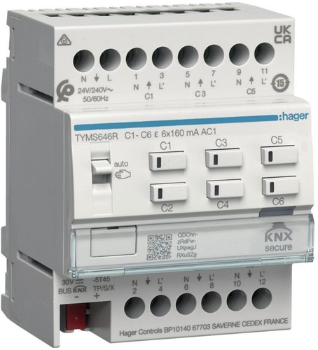 Hager heizungsaktor - hager, 6f