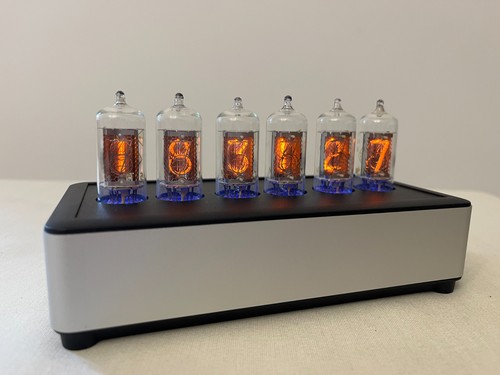 Aluminum nixie clock - aluminum,
