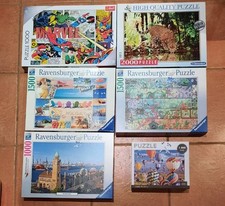 Puzzle Konvolut - 6 x Ravensburger / Clementoni / Treff -  1000 bis 2000 Teile