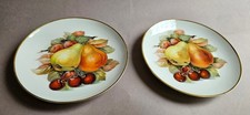 2x Vintage Obstteller "Z.S. & Co Bavaria, 2618 - 49 & 34", Motiv "Birne", gebrau