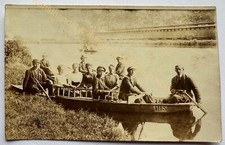 orig. Photo Postcard Boat