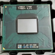 Intel Core 2 Duo T7800 SLAF6 2.6GHz 4MB Dual-core Mobile CPU Processor Socket P