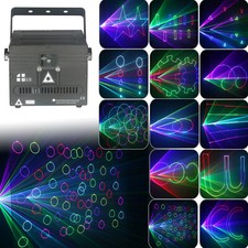 1000mW RGB DMX Lasershow World ILDA Bühnenlicht Animation Laser Lichteffekte DJ