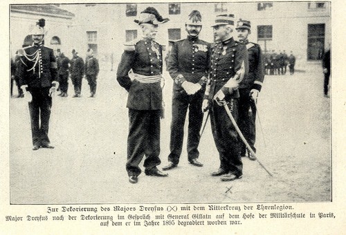 Major dreyfus nach der ehrung - major,