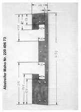 Abstreifer Maho Y MH600 (Nr. 22049673)