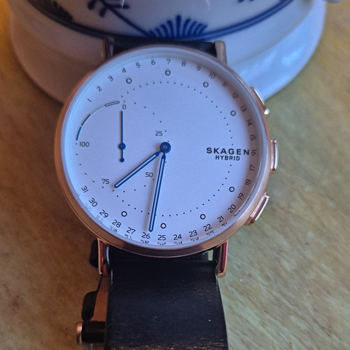 Skagen hybrid armbanduhr - skagen,