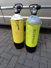 Zum Verkauf stehen 10-Liter-Tauchflaschen in top gepflegtem Zustand