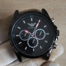 ARMANI Herren Uhr Chronoraph