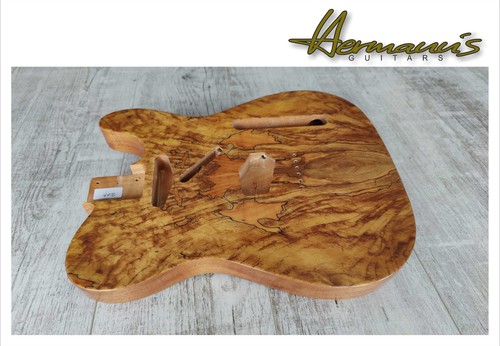 Mahagony body mit spalted - mahagony,