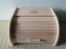 FALKENBERGER Brotkasten Holz 31x26x16cm Brotbox Roll-Deckel Rollbrotkasten