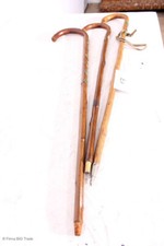 3 dekorative Stöcke alte und