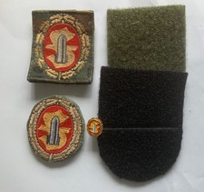 Aufnäher und Anstecknadel