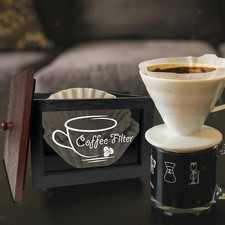 Kaffeefilterhalter Rustikal für Theke Quadratische