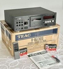 Teak V-6030S  High-End Stereo Cassette Deck, Riemen  neu OVP BDA Fernbedienung