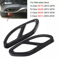 Auspuffblende Schwarz Auspuff