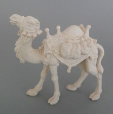 Kamel stehend für Krippenfiguren Größe 11 cm Holz natur Verarbeitung DR