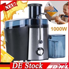 Entsafter Für Obst Und Gemüse Aus Edelstahl 1000W Elektrische Saftpresse 500ml