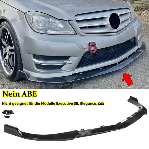 Frontlippe glanzschwarz für - frontlippe,