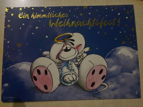 Diddl weihnachtskarte - diddl,