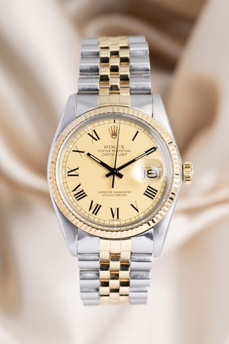 Rolex datejust stahl gold - rolex,