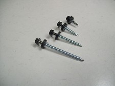 Schrauben Trapezblech Profilblech Dach selbstbohrend farbig + Dichtung 