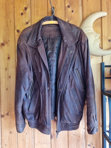 Lederjacke herren braun gr - lederjacke, herren,