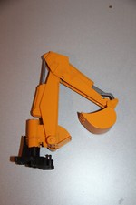 Bruder Heckbagger mit Schaufel, Baggerlader, Zubehör,