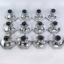 1 von 12 STAFF Wand-Deckenlampe Kacheln Motoko Ishii Modell 6606/09 Chrom 1970er