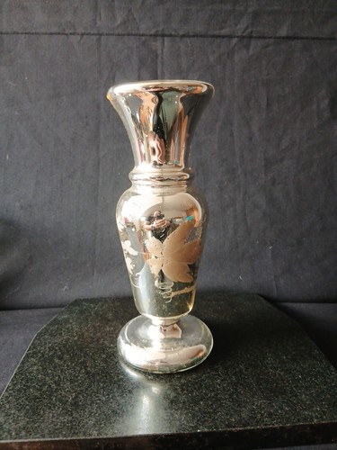 Biedermeier bauernsilber vase - biedermeier,
